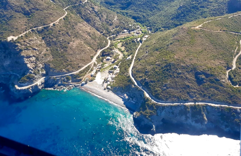 Cap Corse vue du ciel
