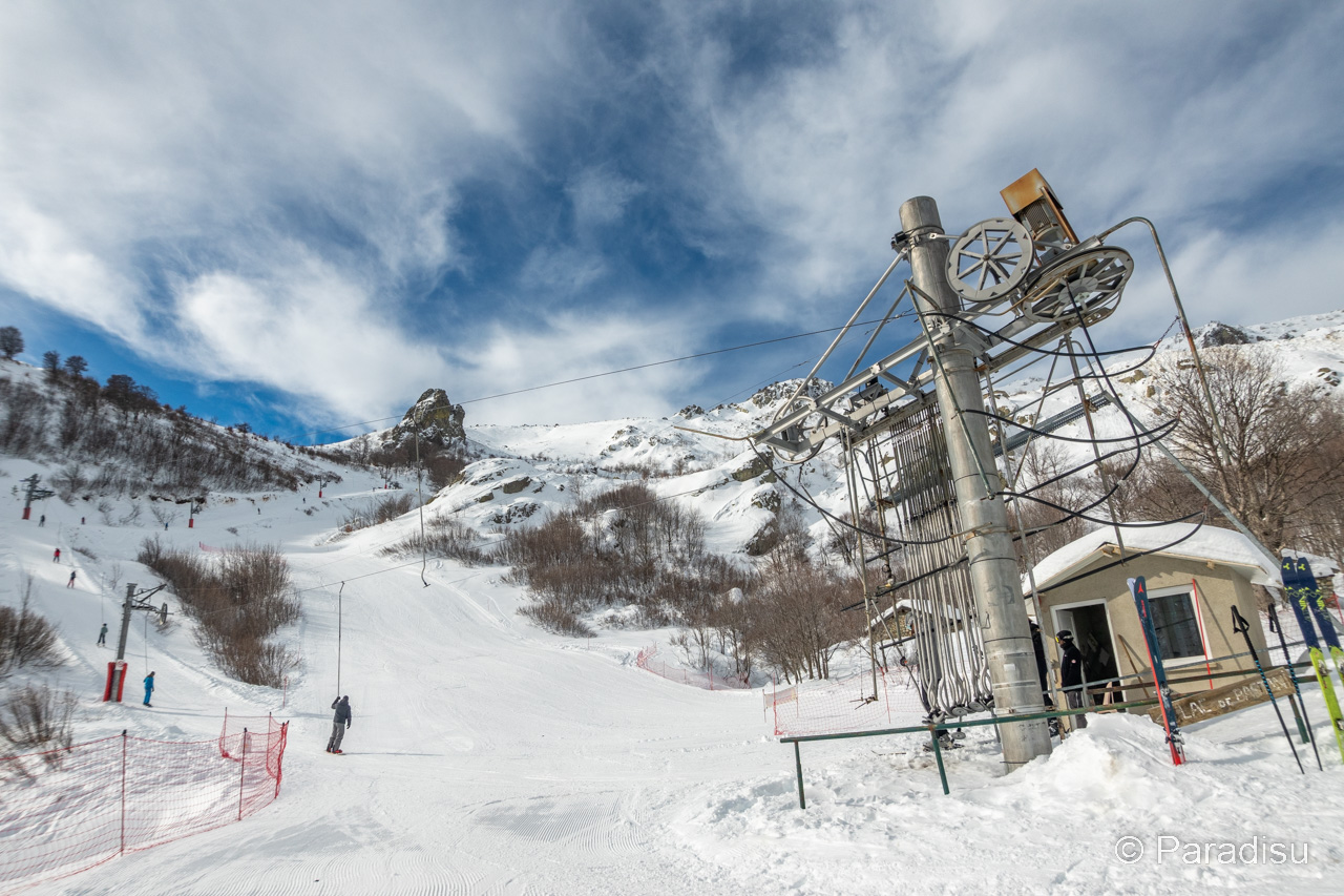 Skigebiet Ghisoni Capanelle Skilift Pietra Niella